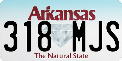 AR license plate 318MJS