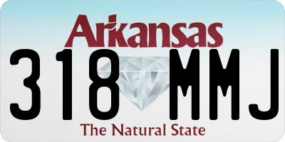 AR license plate 318MMJ