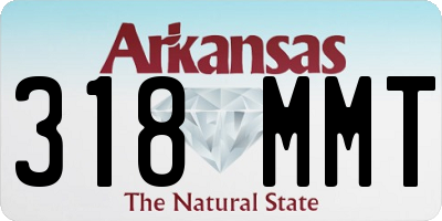 AR license plate 318MMT