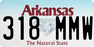 AR license plate 318MMW