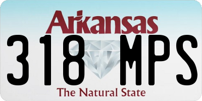 AR license plate 318MPS