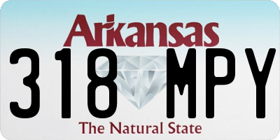 AR license plate 318MPY