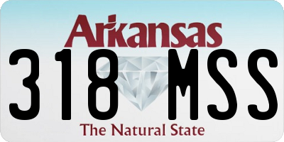 AR license plate 318MSS