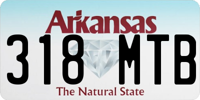 AR license plate 318MTB