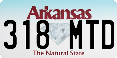 AR license plate 318MTD