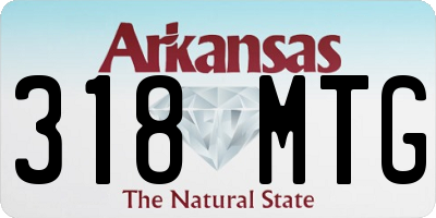 AR license plate 318MTG