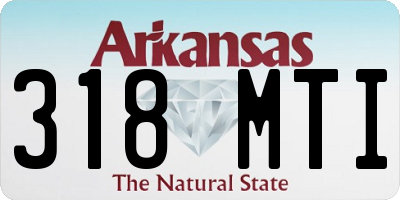 AR license plate 318MTI