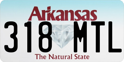 AR license plate 318MTL