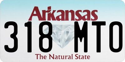 AR license plate 318MTO