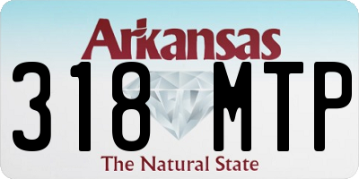 AR license plate 318MTP