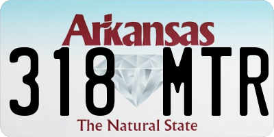 AR license plate 318MTR