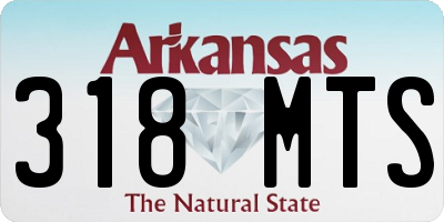 AR license plate 318MTS