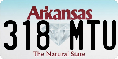 AR license plate 318MTU