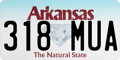 AR license plate 318MUA