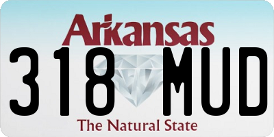 AR license plate 318MUD