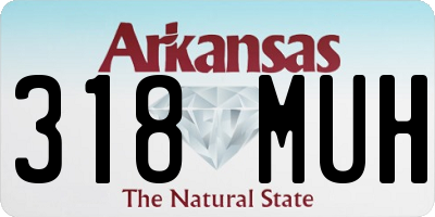 AR license plate 318MUH