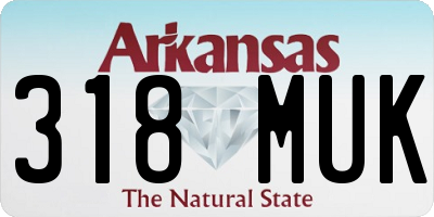AR license plate 318MUK