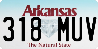AR license plate 318MUV