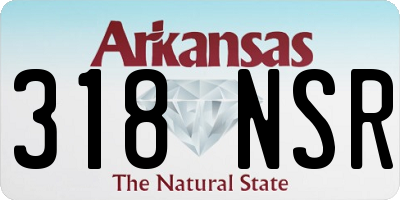 AR license plate 318NSR