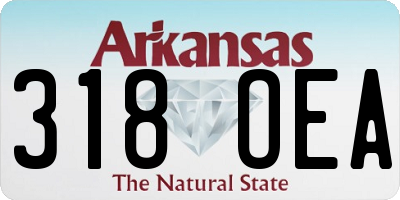 AR license plate 318OEA