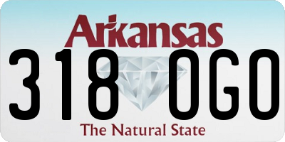 AR license plate 318OGO