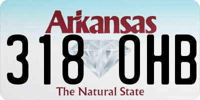 AR license plate 318OHB