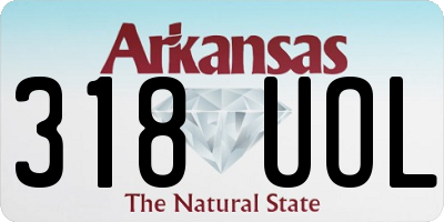 AR license plate 318UOL