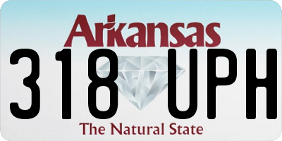 AR license plate 318UPH