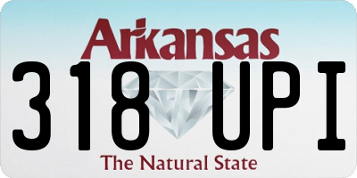 AR license plate 318UPI