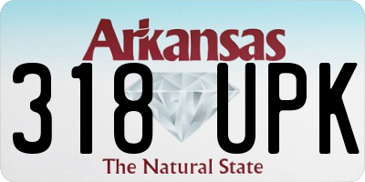 AR license plate 318UPK