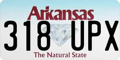 AR license plate 318UPX