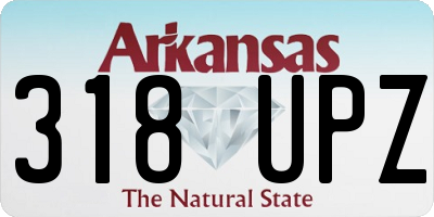 AR license plate 318UPZ