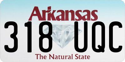 AR license plate 318UQC