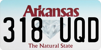 AR license plate 318UQD