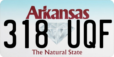 AR license plate 318UQF