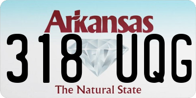 AR license plate 318UQG