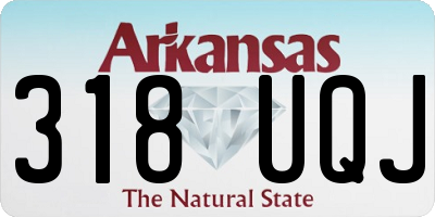 AR license plate 318UQJ