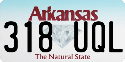 AR license plate 318UQL