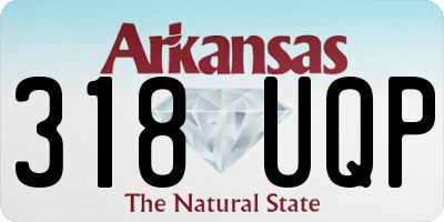 AR license plate 318UQP