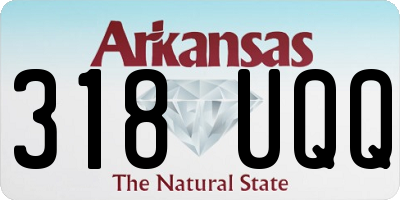 AR license plate 318UQQ