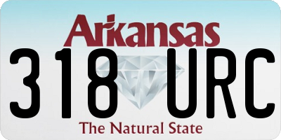 AR license plate 318URC