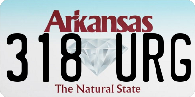 AR license plate 318URG