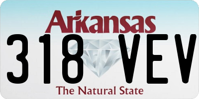 AR license plate 318VEV