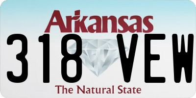 AR license plate 318VEW
