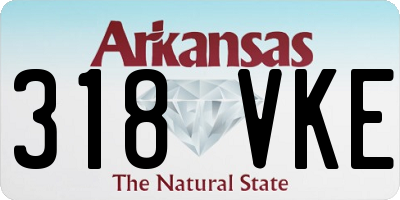 AR license plate 318VKE