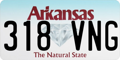 AR license plate 318VNG