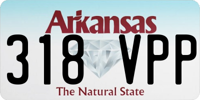 AR license plate 318VPP