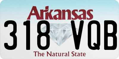 AR license plate 318VQB