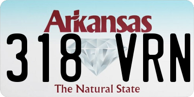 AR license plate 318VRN