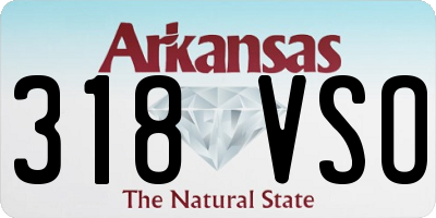 AR license plate 318VSO